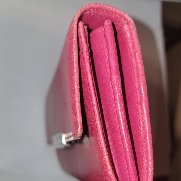 π RARE PINK CARTIER LONG WALLET LOVE COLLECTION - Picture 14 of 15
